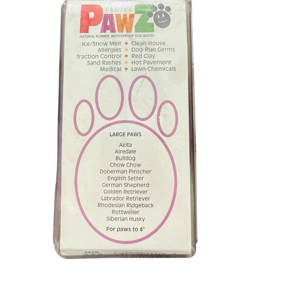 PAWZ - Dog  Boots - Natural Rubber/Disposable/Reusable - Picture 2 of 4
